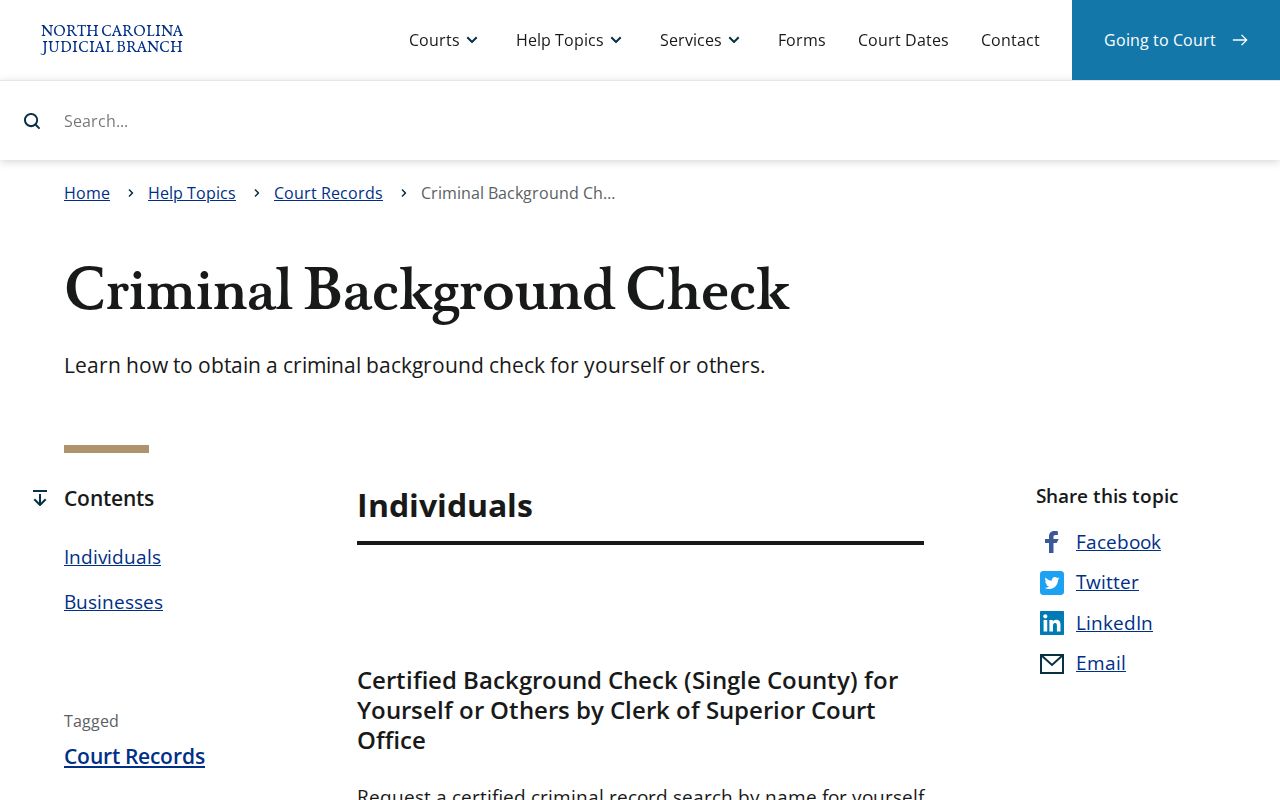 Cabarrus County court case clerk search information