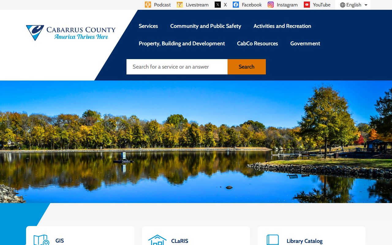 Cabarrus County criminal history government records portal